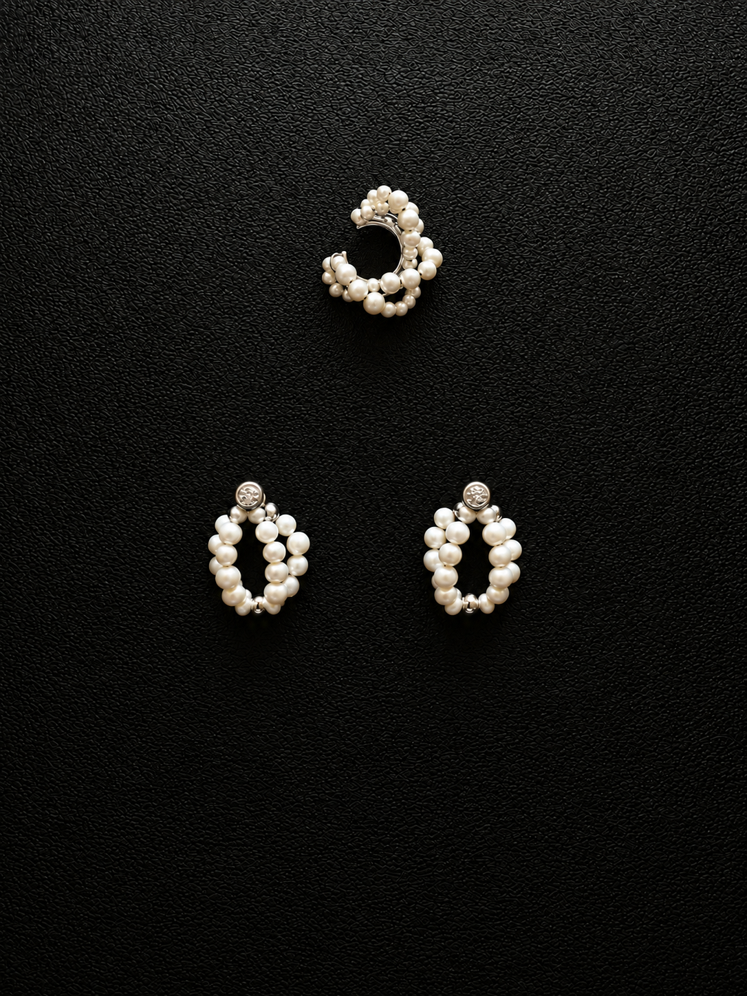 "TULLEE" EAR SET SILVER