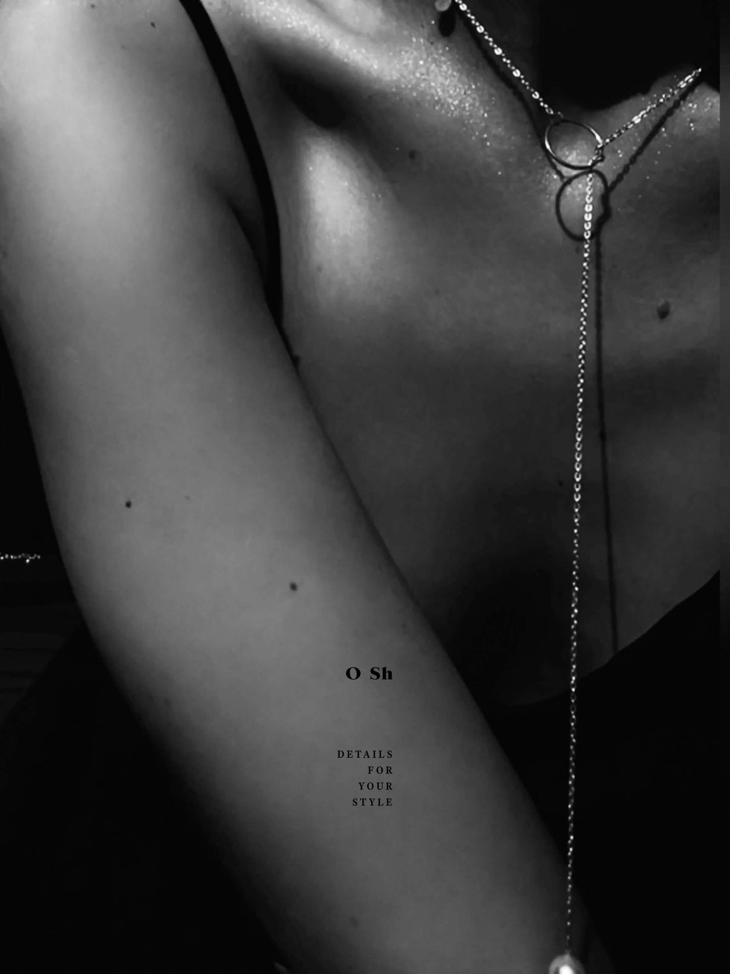 O "TIE" NECKLACE VERMEIL