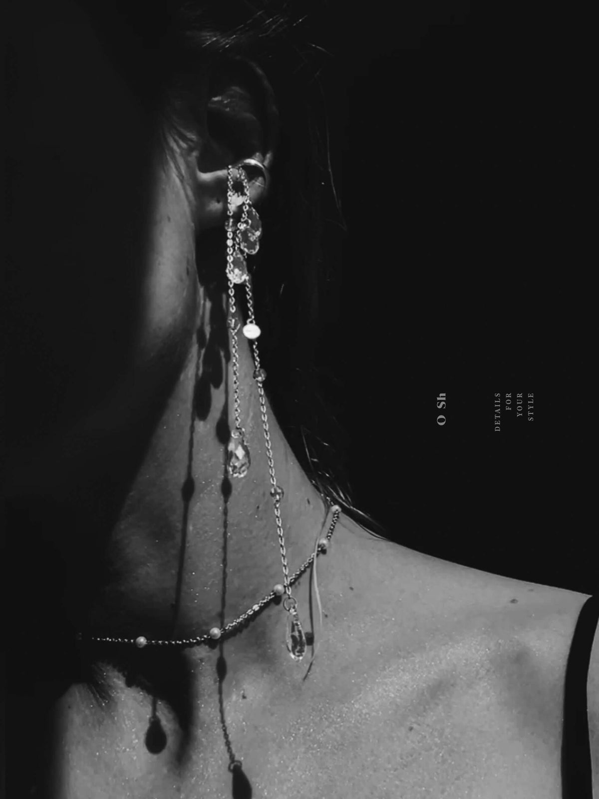 "WET" EAR SET VERMEIL