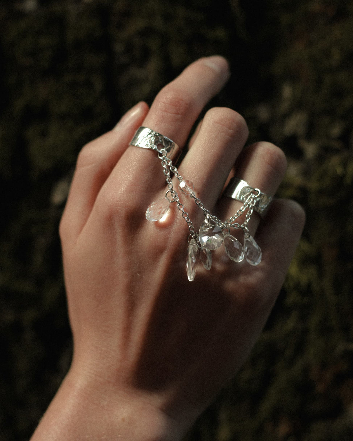 "PONT DE CRISTAL" RINGS SILVER