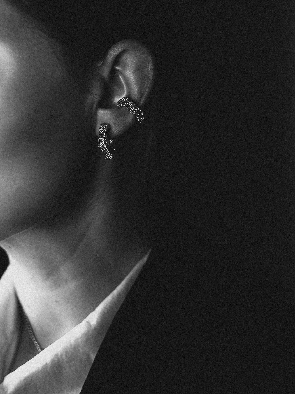 "BOUCLE" EAR SET VERMEIL