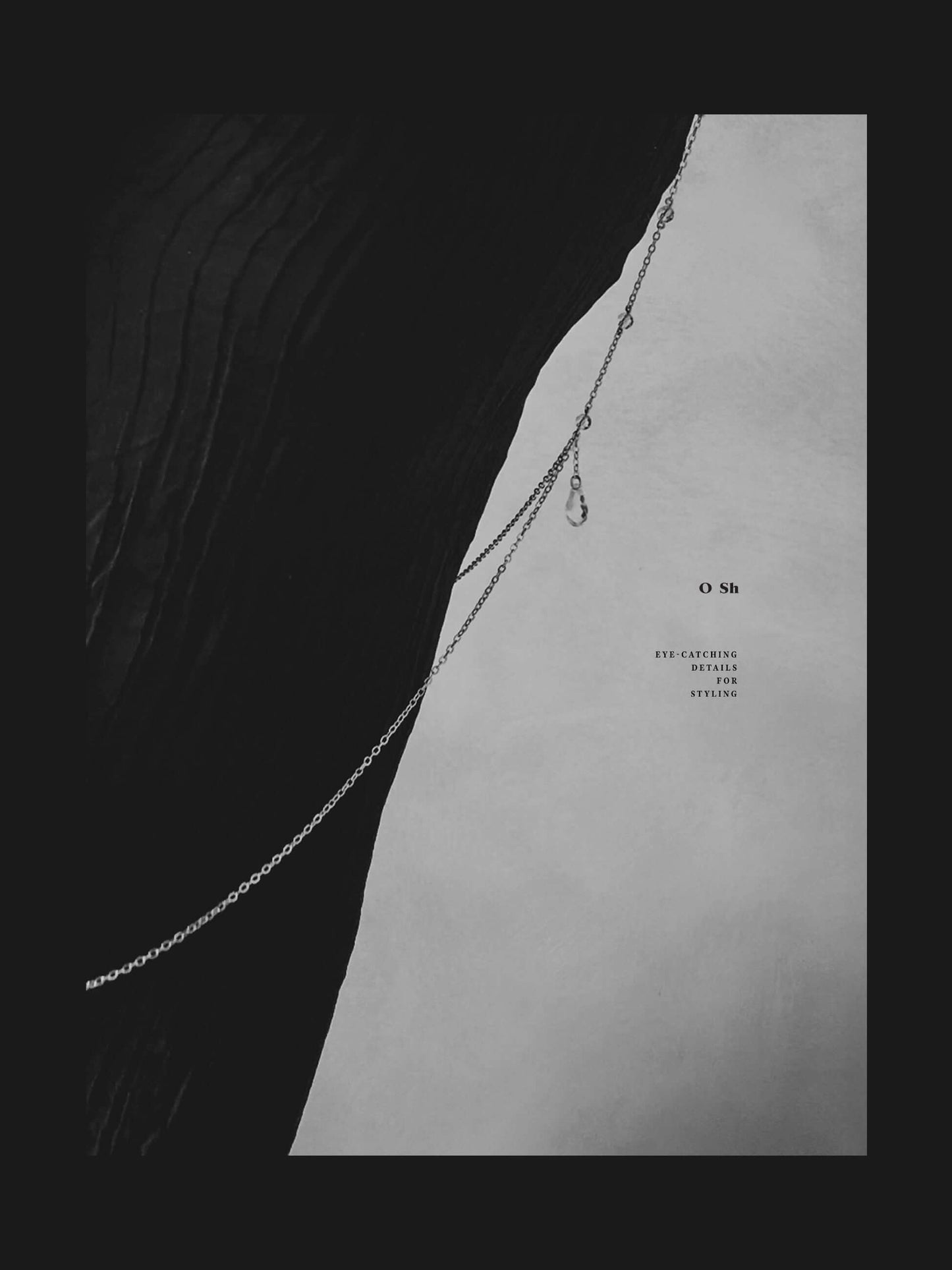 "HARNESS" CRYSTAL BODY CHAIN VERMEIL