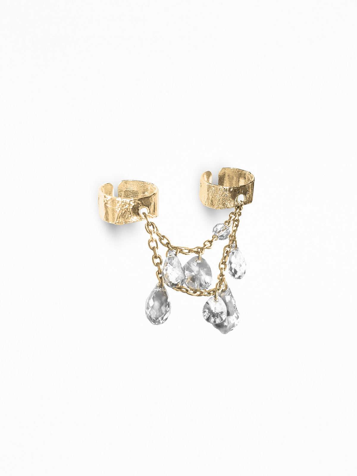 "PONT DE CRISTAL" RINGS VERMEIL