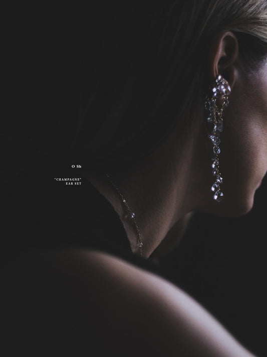 "CHAMPAGNE" EARRINGS VERMEIL