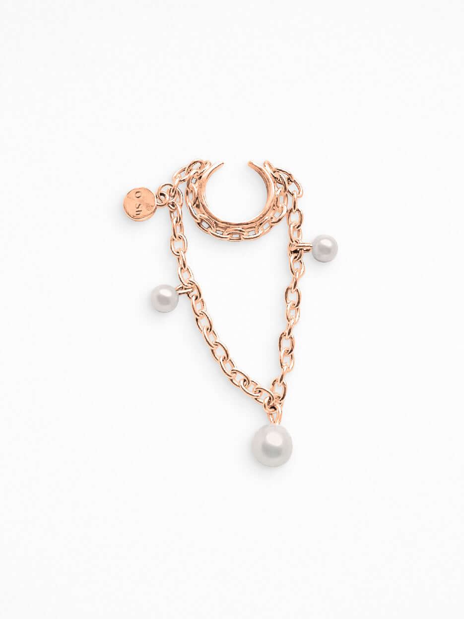 "ETHEE" EAR SET VERMEIL