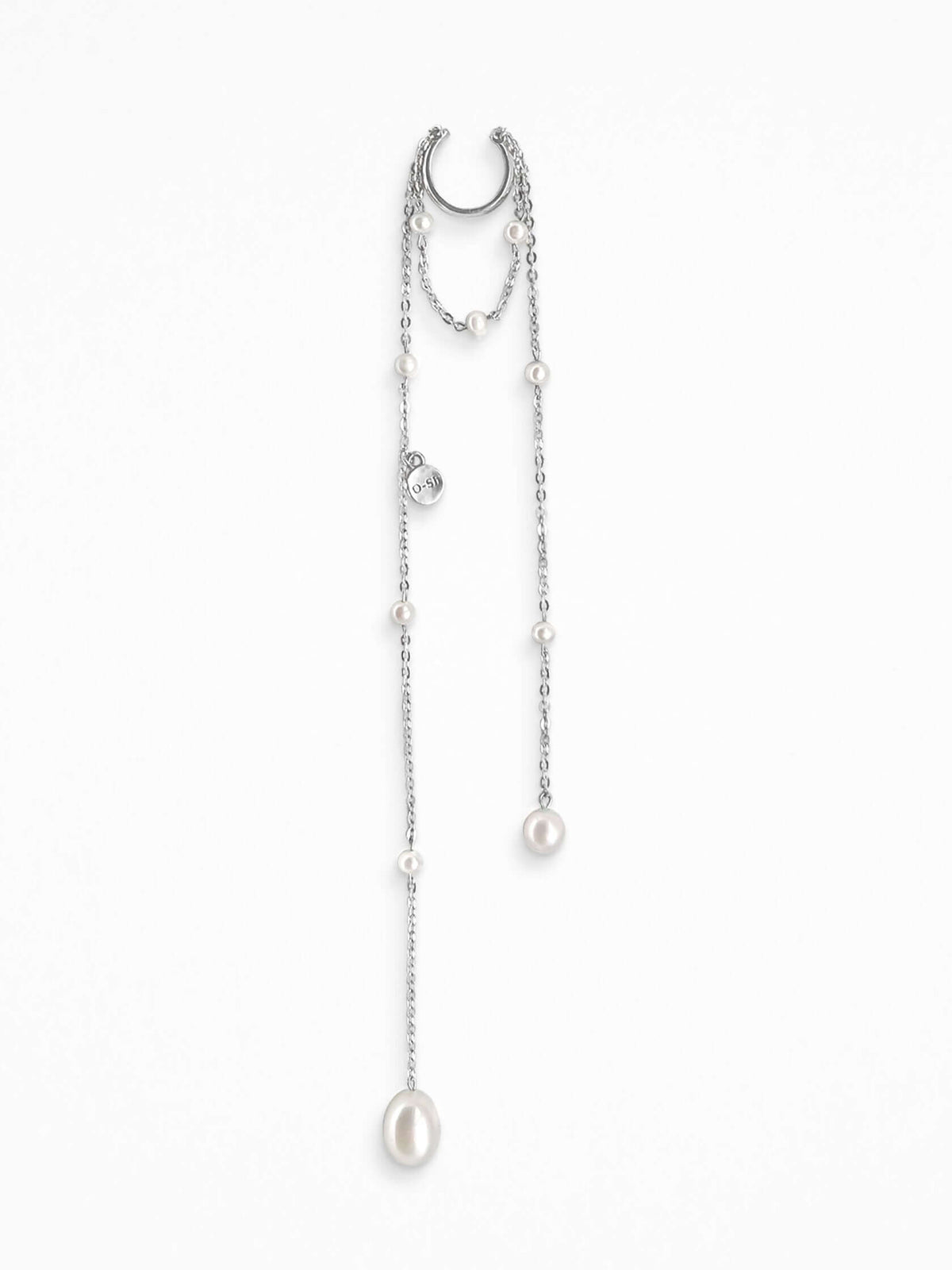 "NETIQUE" EAR SET SILVER