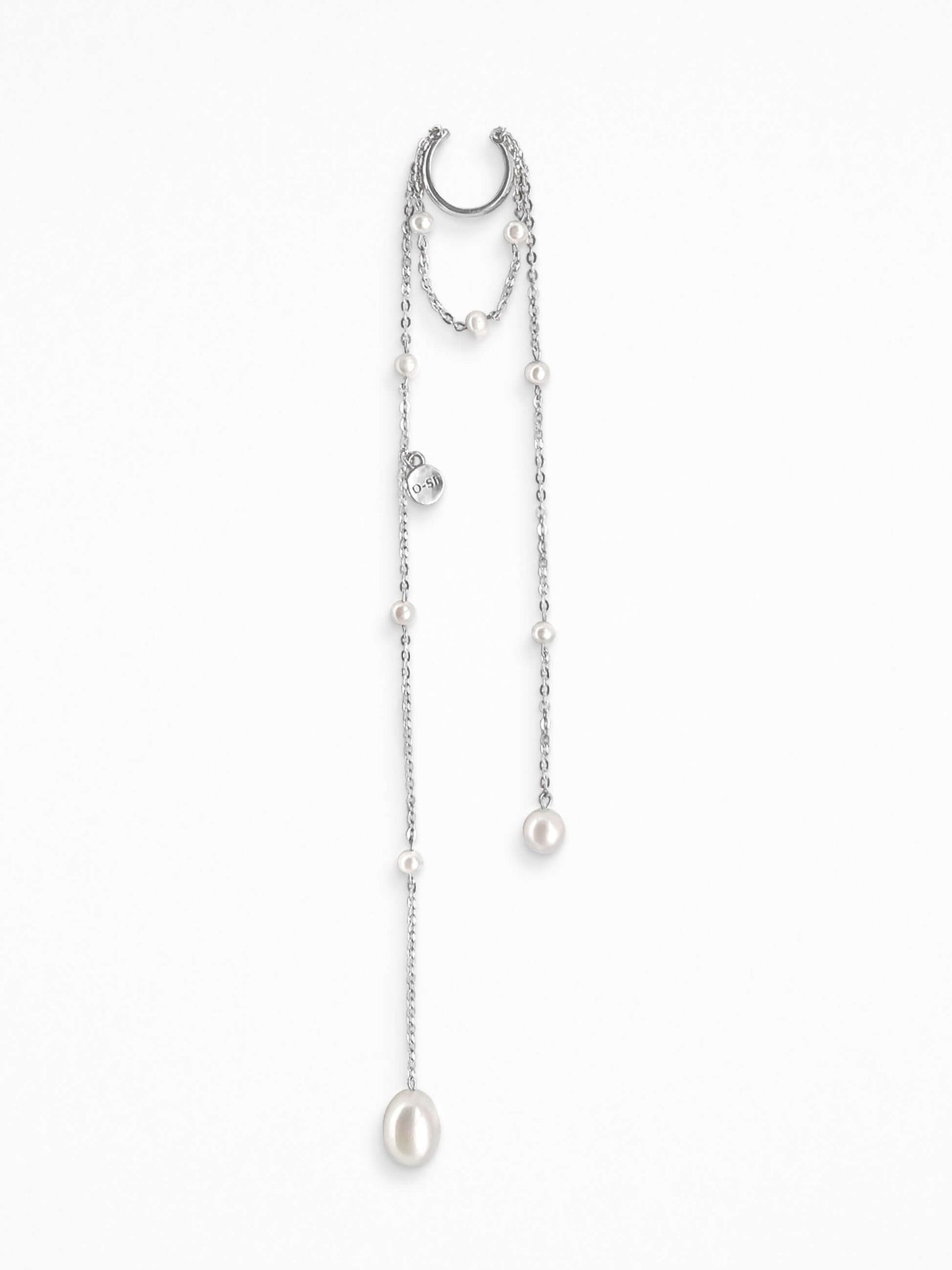 "YP-DROP" EAR SET SILVER