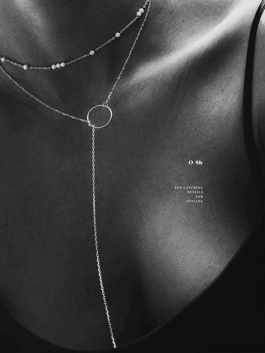 "ETHERA" NECK SET SILVER