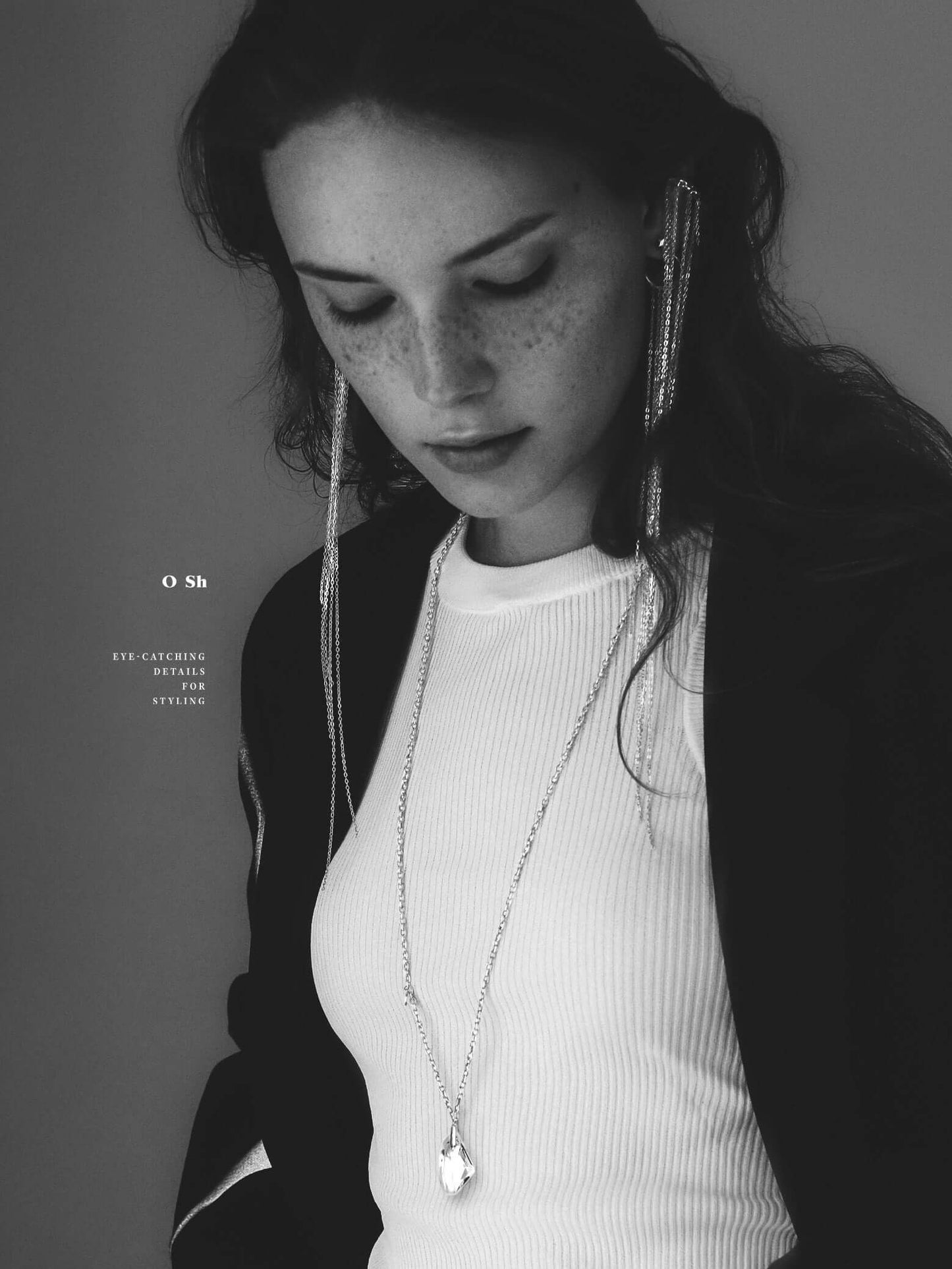 "RAIN EAR SET" SILVER