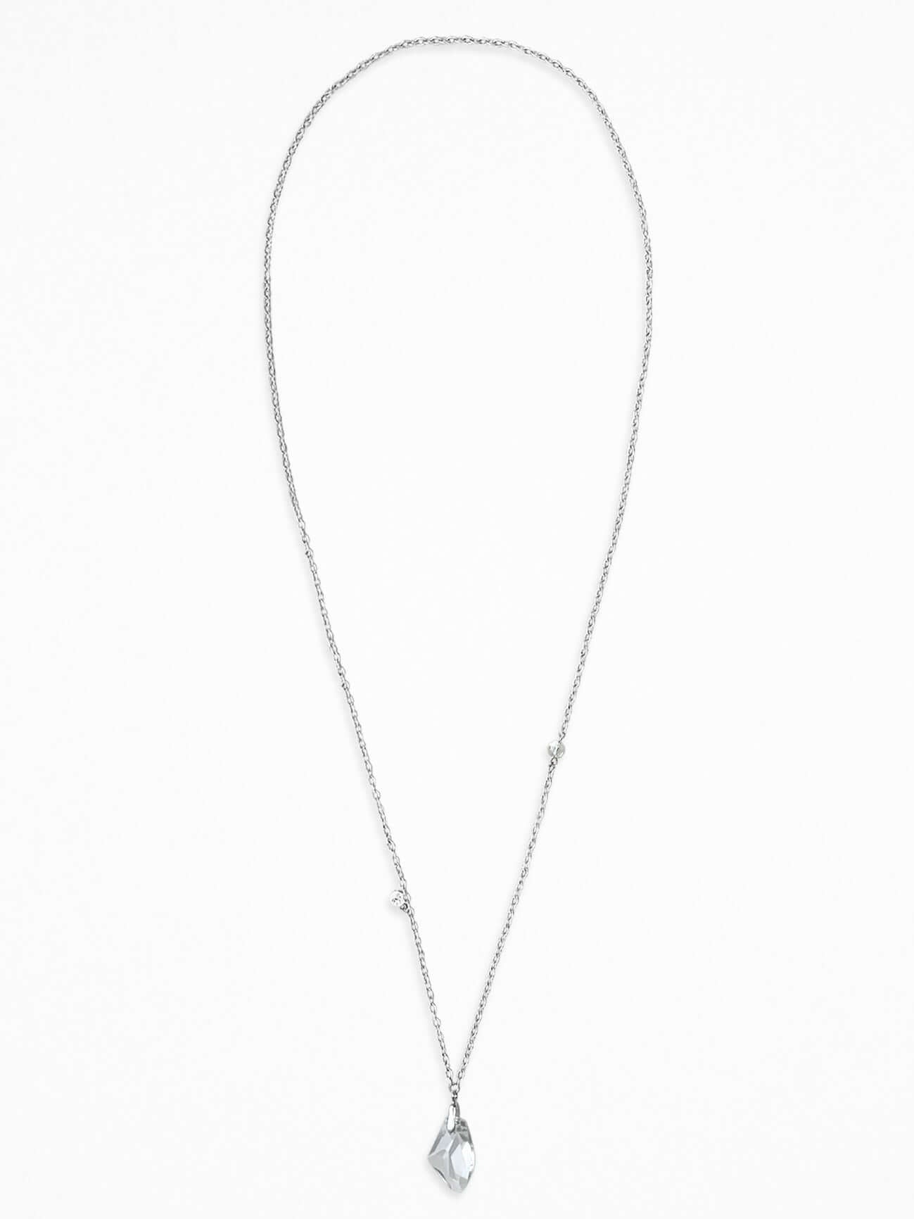 "GAZE GRABBER" NECKLACE SILVER