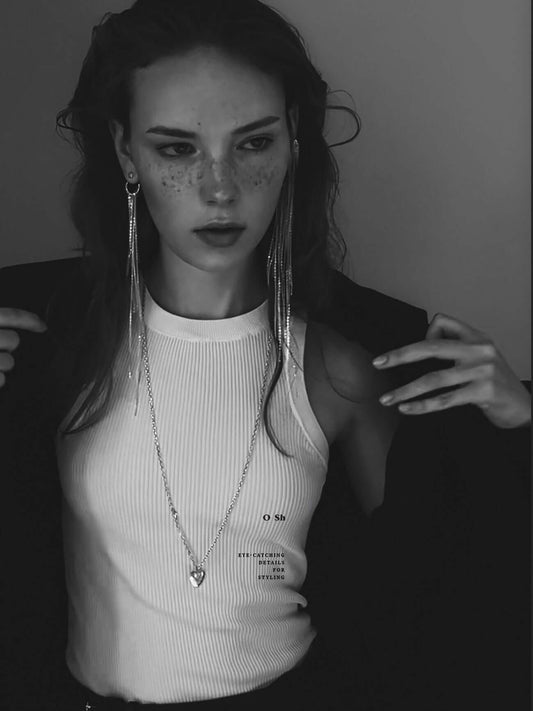 "GRANGE SILVER HEART" NECKLACE