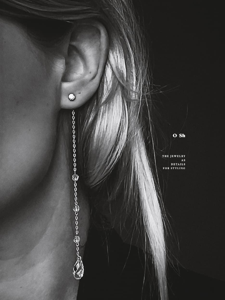 "WET" EAR SET VERMEIL