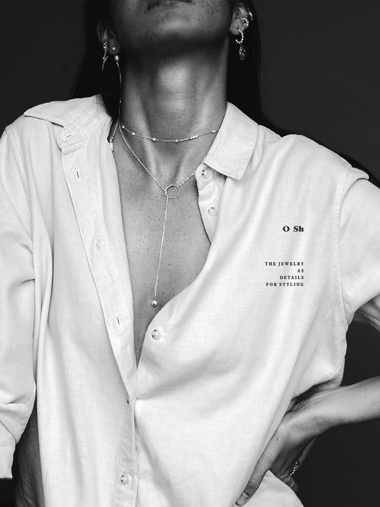 "ETHERA + PEARL CHOKER" NECK SET VERMEIL