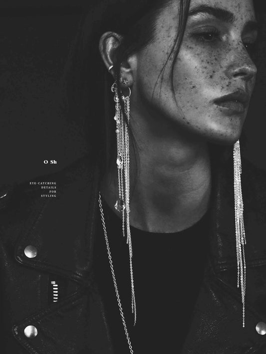 "RAINFALLIA" EAR SET VERMEIL