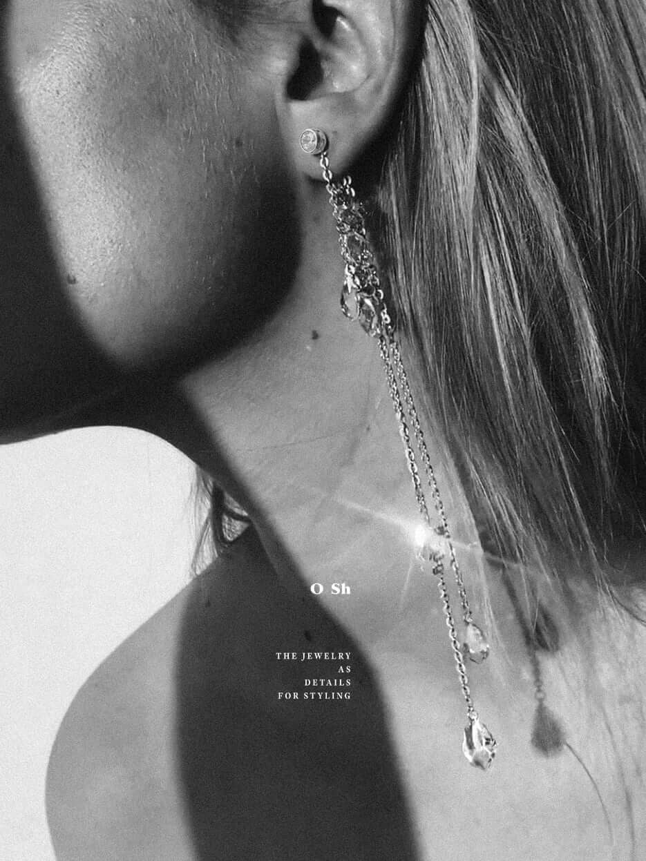 "NU" EAR SET VERMEIL