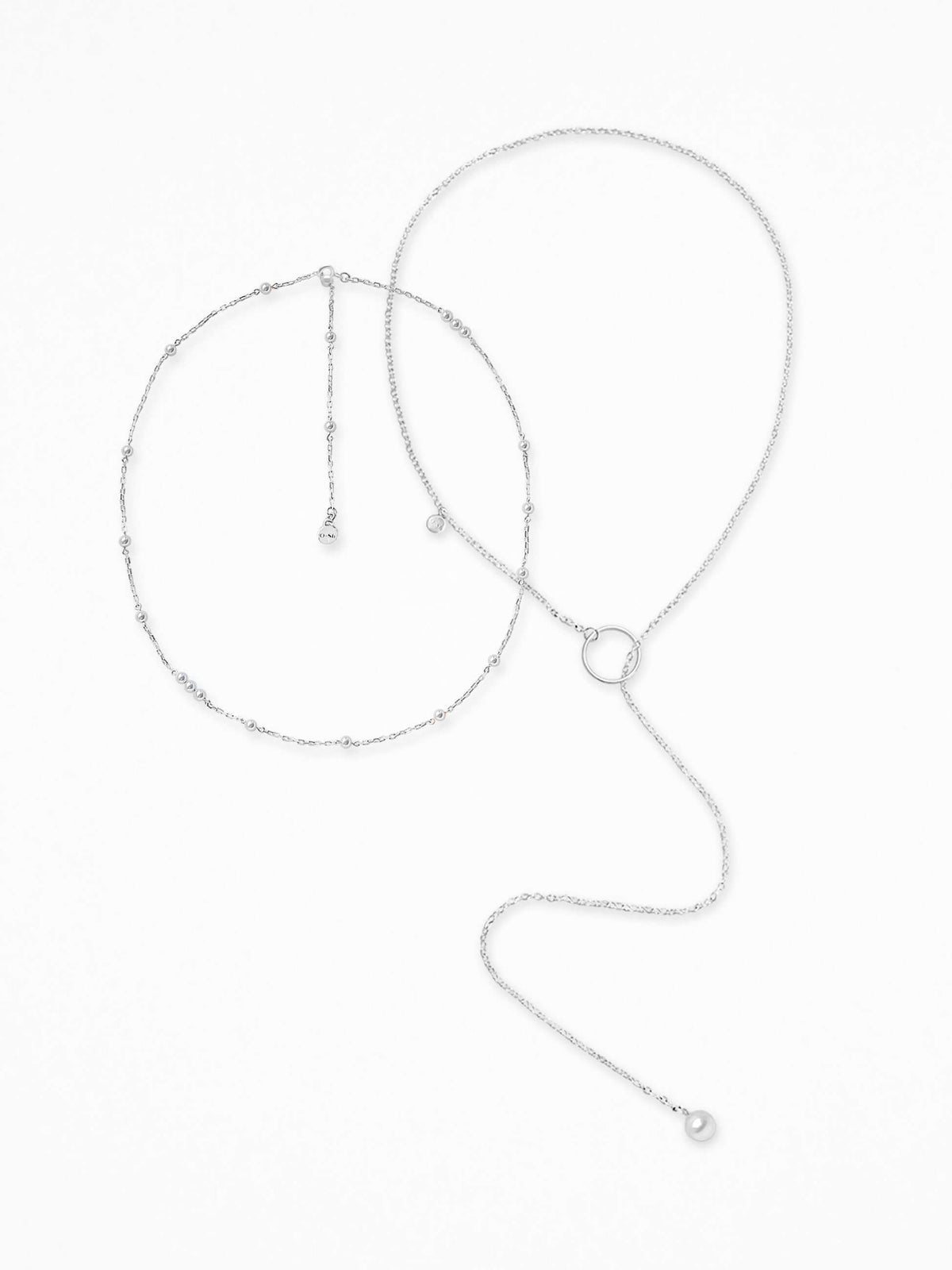 "ETHERA" NECK SET SILVER
