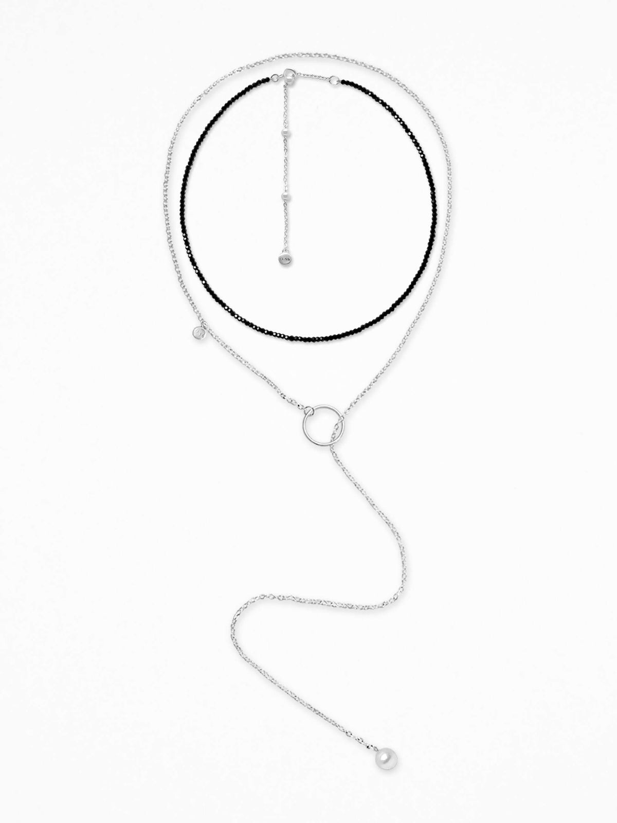 "TWIQUE" NECK SET SILVER