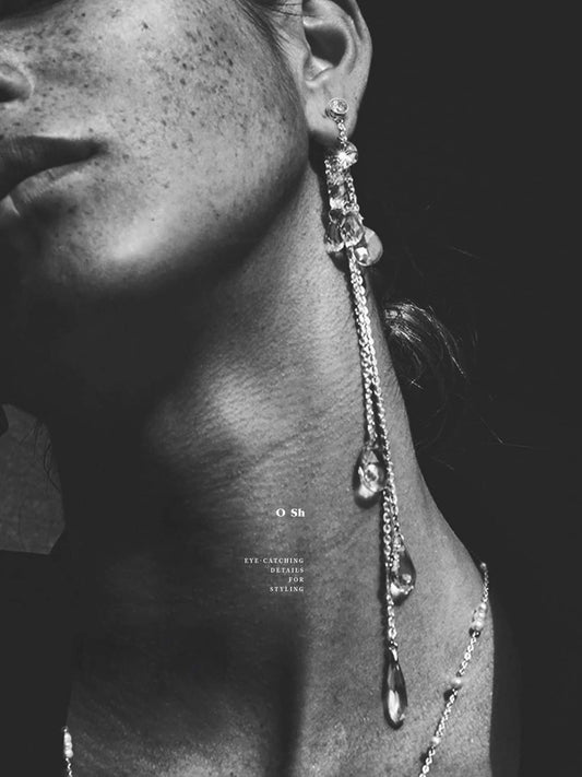 "NU" EAR SET VERMEIL