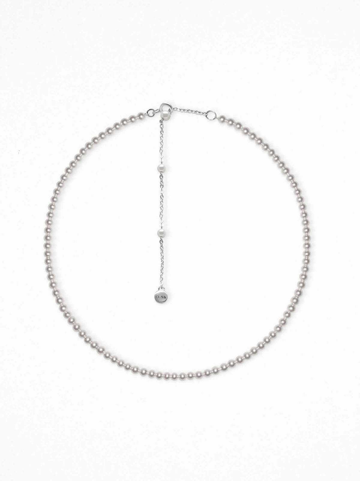 PEARL CHOKER SILVER