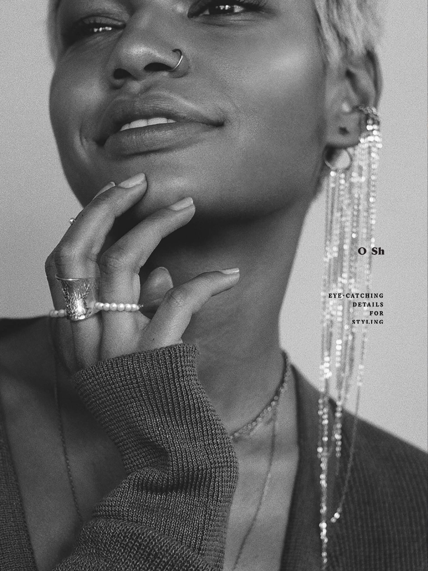 "CRUMPLED PLATE" RING SILVER