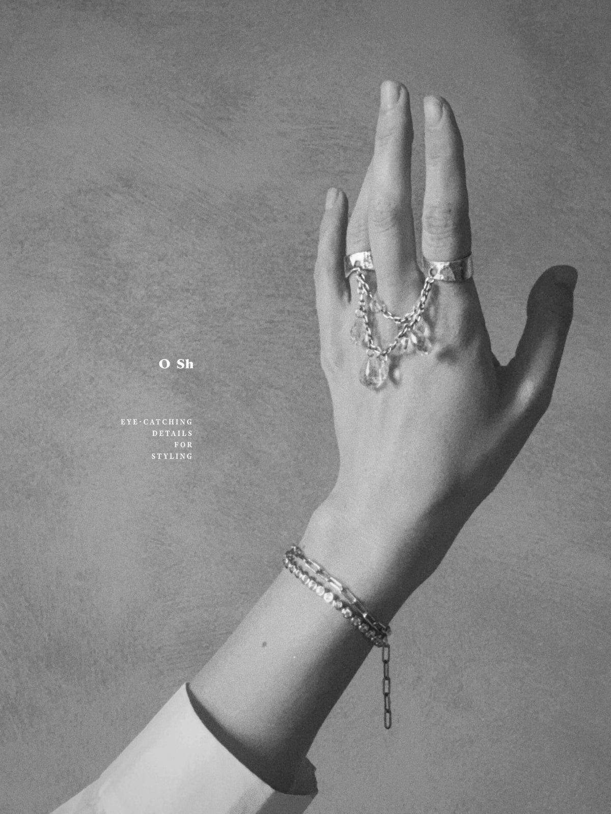 "PONT DE CRISTAL" RINGS VERMEIL
