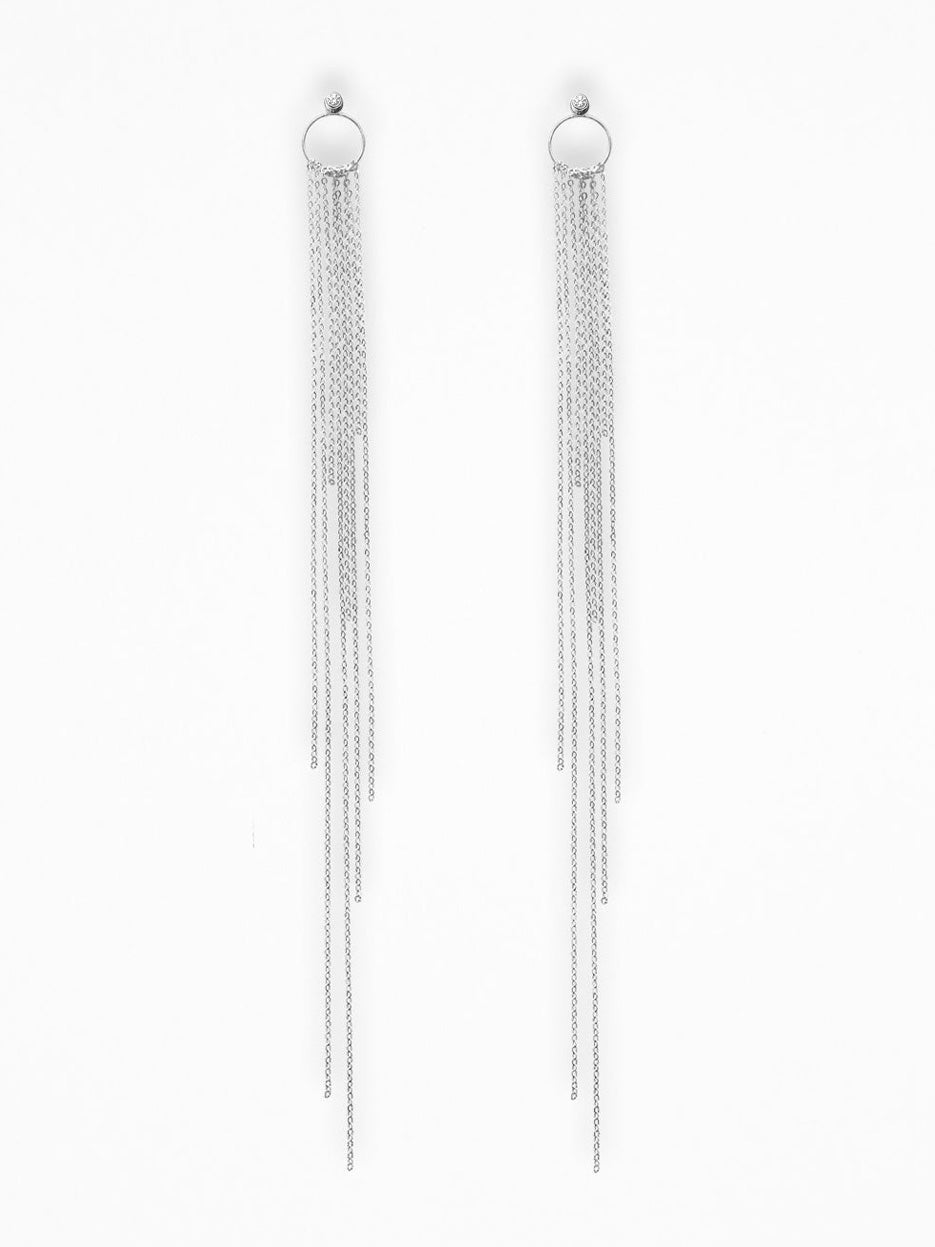 "RAIN" EAR SET SILVER