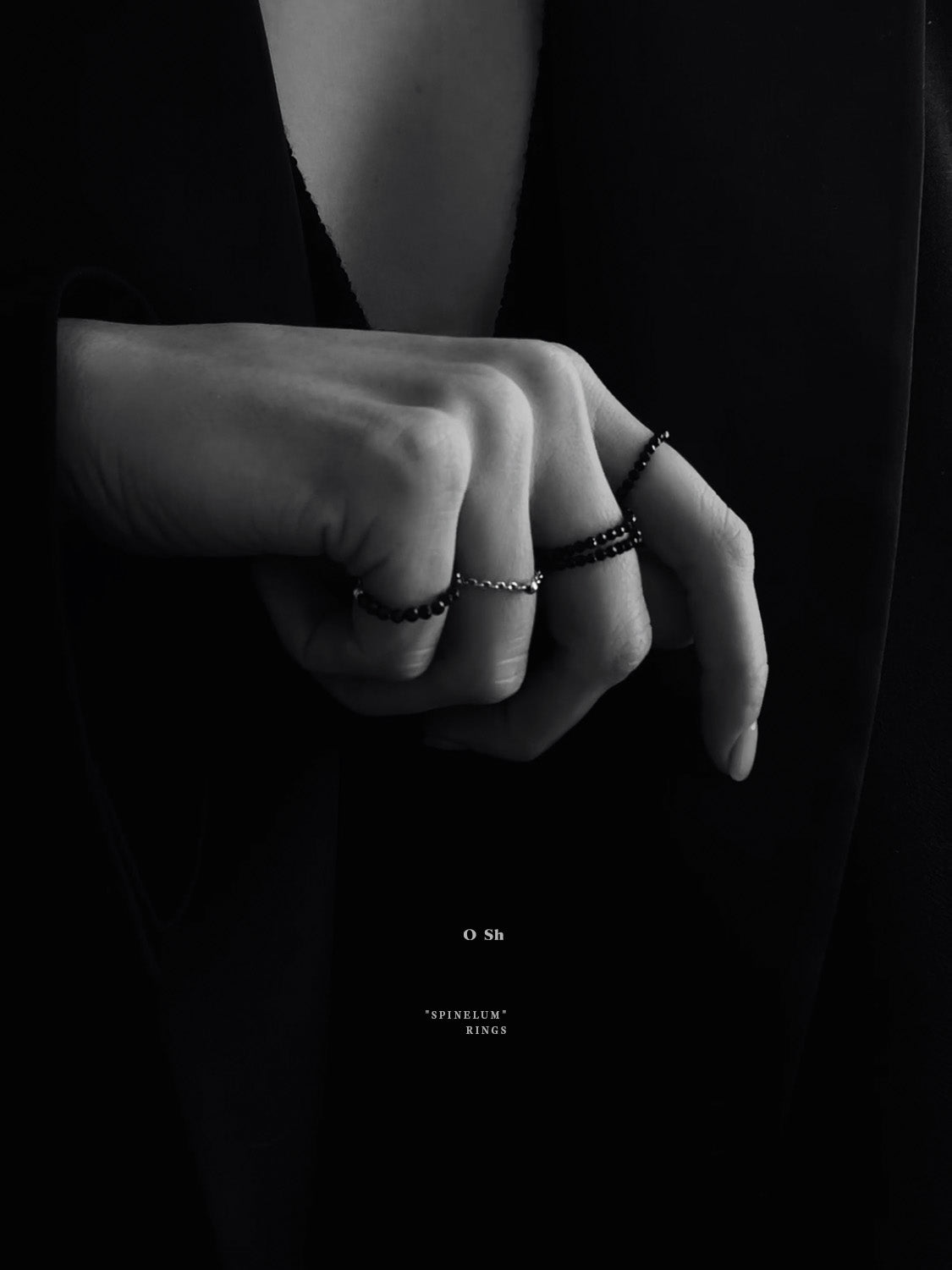 "SPINELUM TRIO" RINGS SILVER