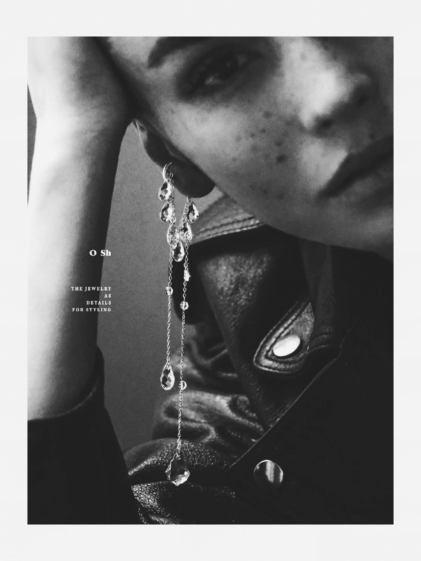 "RAINFALLIA" EAR SET ROSE-GOLD VERMEIL