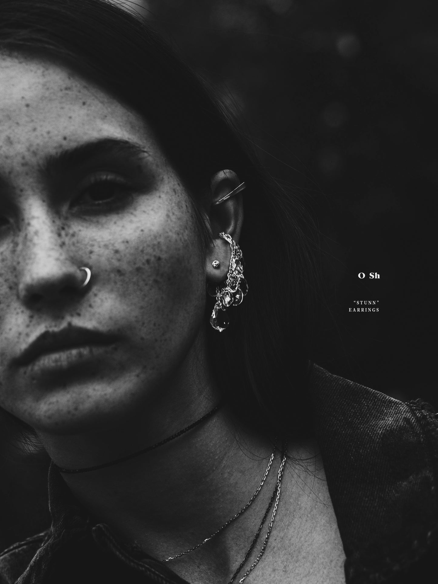 "STUNN" EARRINGS SILVER