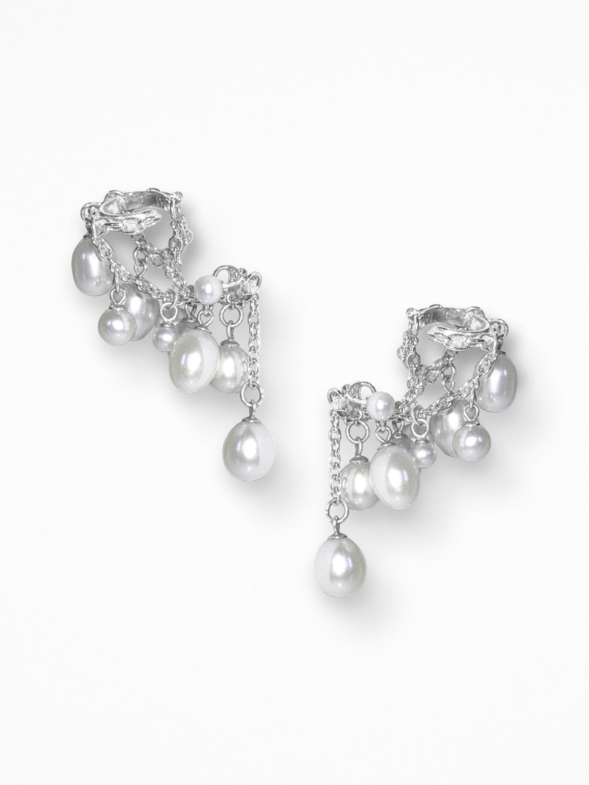 "TEAA" EARRINGS SILVER