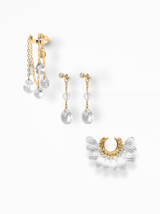 "GLIMM" EAR SET VERMEIL