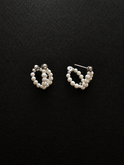 "TULLEE" EAR SET SILVER