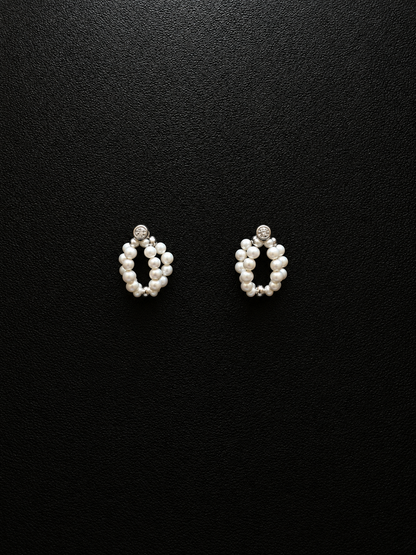"TULLEE" EAR SET SILVER
