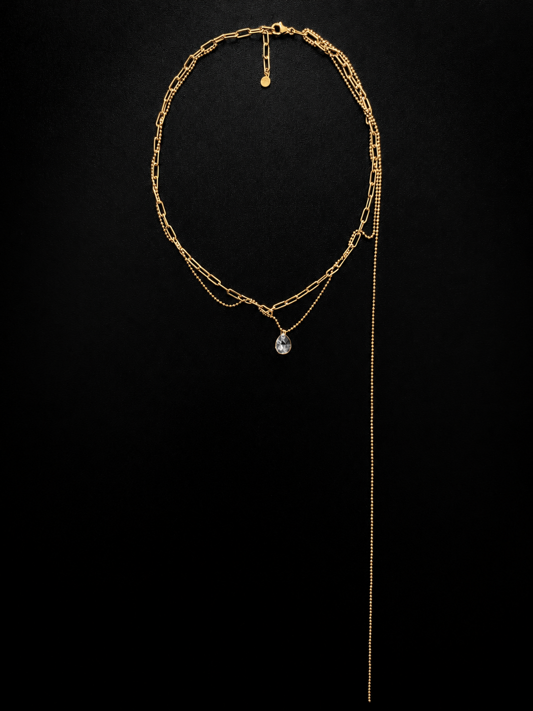 "RIPPED-CHAIN" NECKLACE VERMEIL