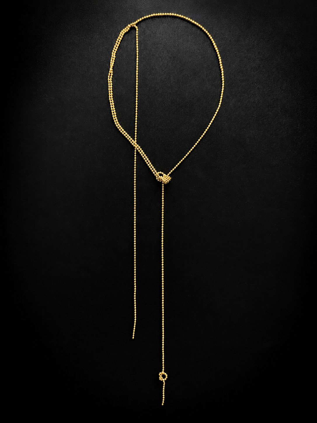 "VV TIE" NECKLACE VERMEIL