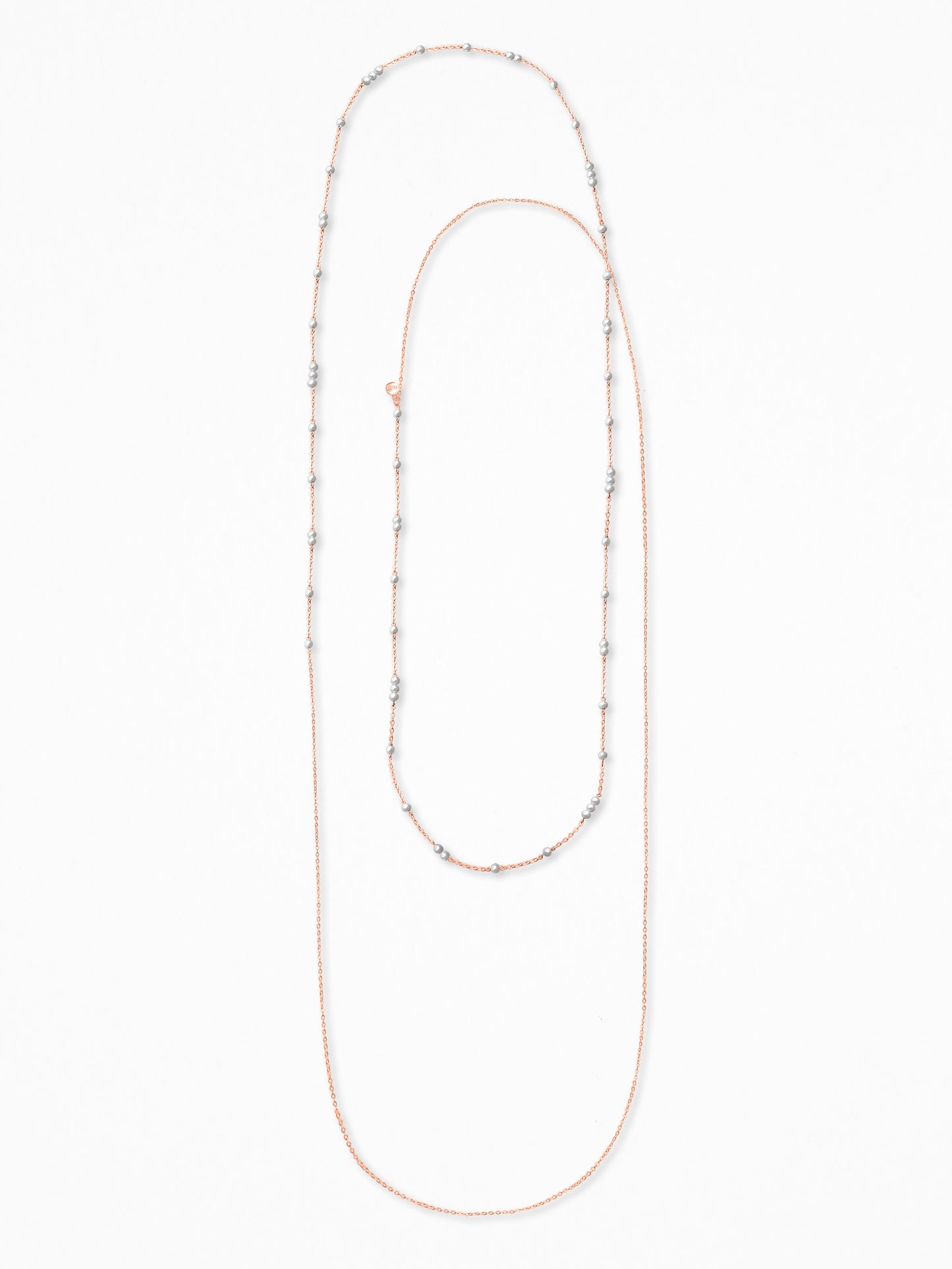 LOOP BODY CHAIN ROSE-GOLD VERMEIL
