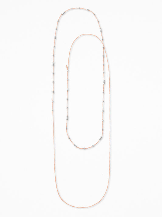 LOOP BODY CHAIN ROSE-GOLD VERMEIL