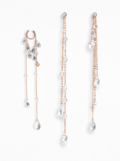 "NU" EAR SET VERMEIL