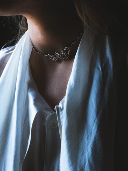 "KNOTT" NECKLACE SILVER