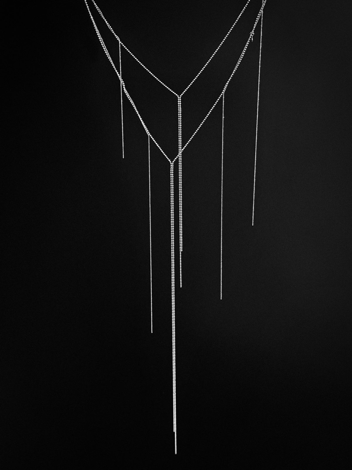 "LIENS" NECKLACE SILVER