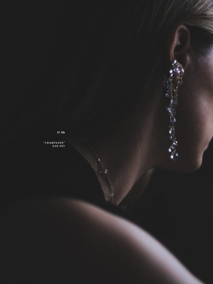 "CHAMPAGNE" EARRINGS VERMEIL