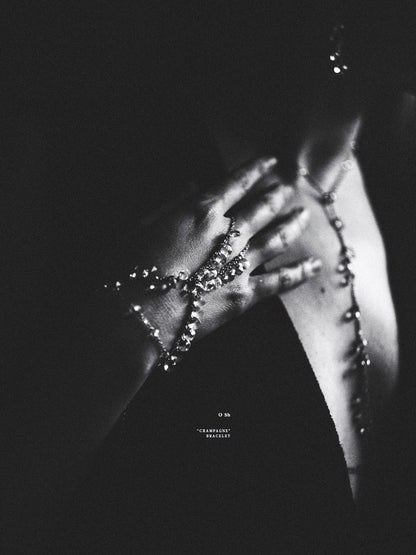 "CHAMPAGNE" BRACELET SILVER