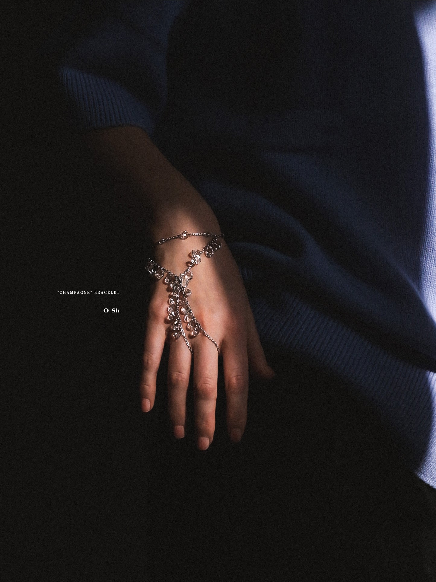 "CHAMPAGNE" BRACELET SILVER