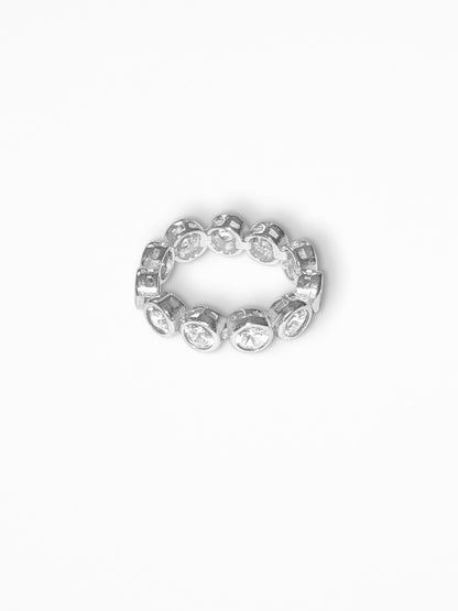 CRYSTAL "SOFT" RING SILVER