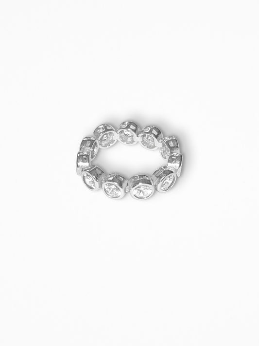 CRYSTAL "SOFT" RING SILVER