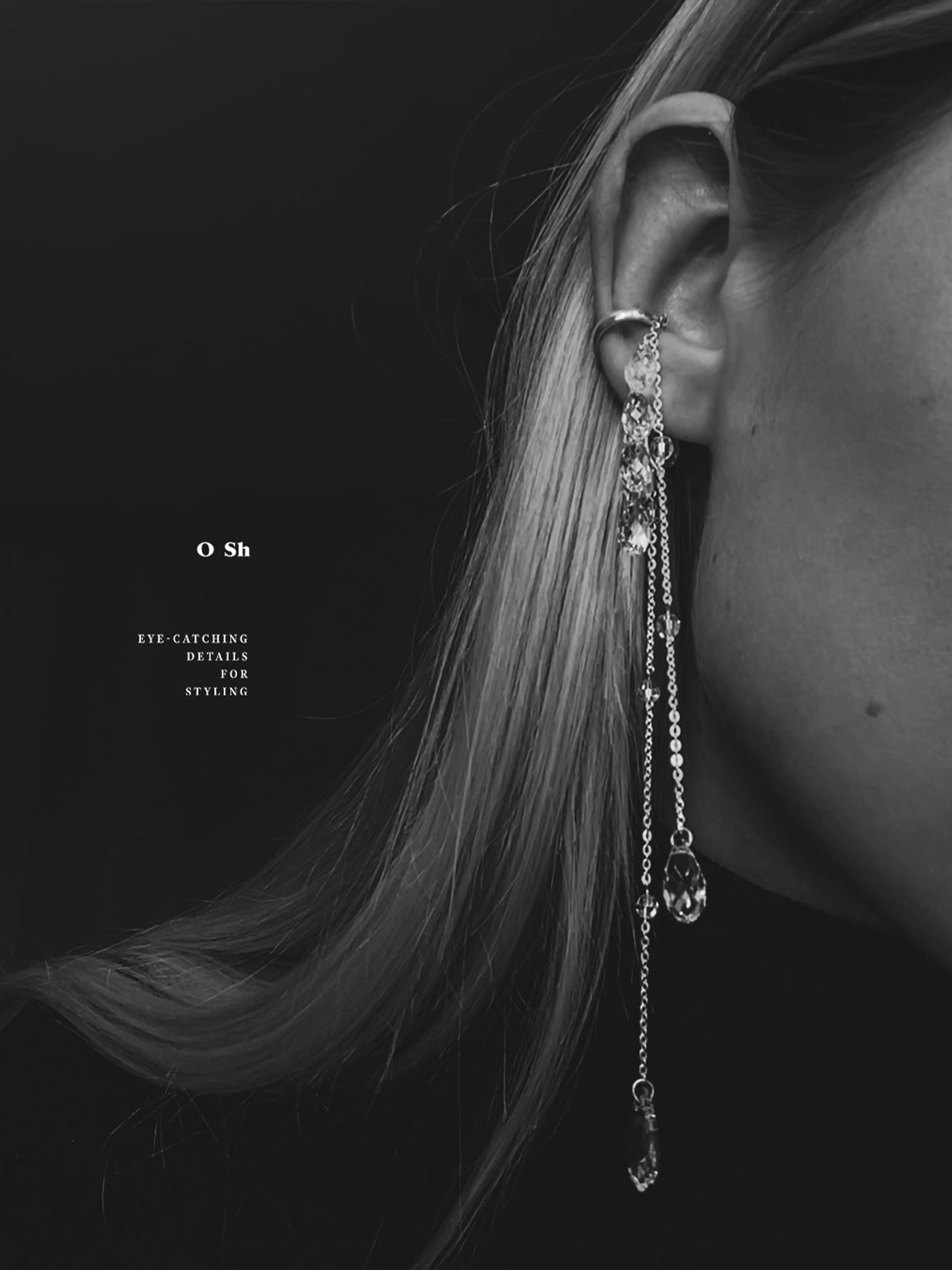 "NU" EAR SET SILVER