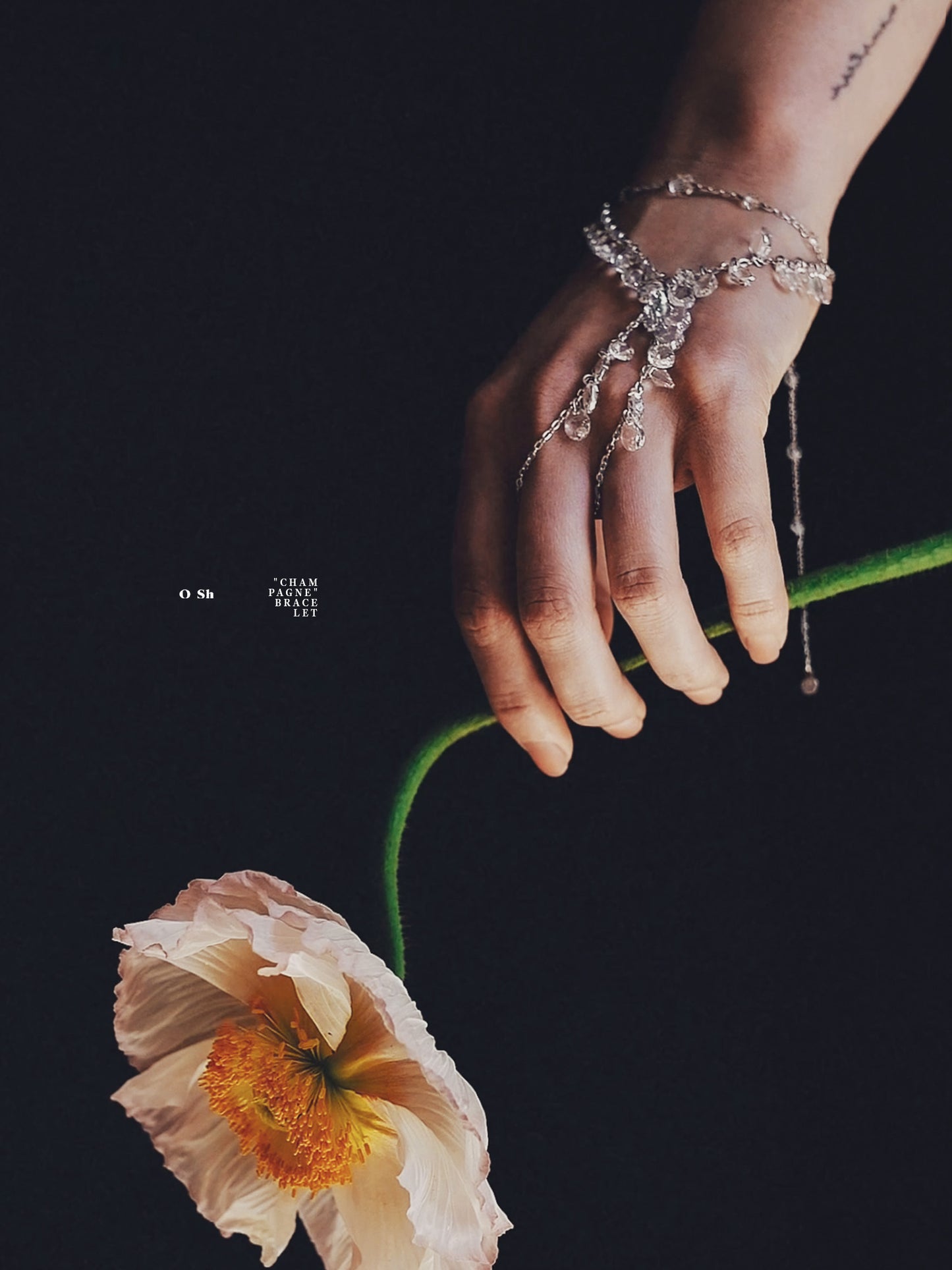 "CHAMPAGNE" BRACELET SILVER