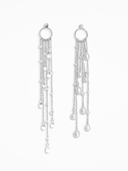 "DUO DE LARMES" EARRINGS SILVER