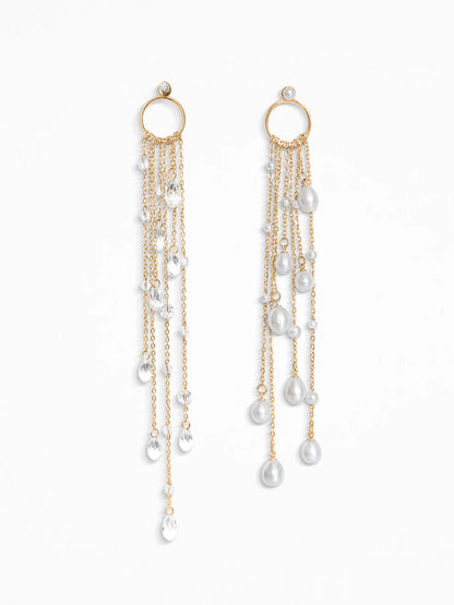 "DUO DE LARMES" EARRINGS VERMEIL