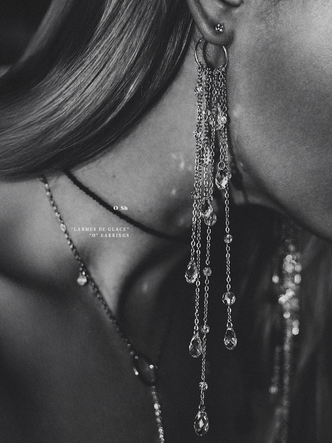 "DUO DE LARMES" EARRINGS VERMEIL